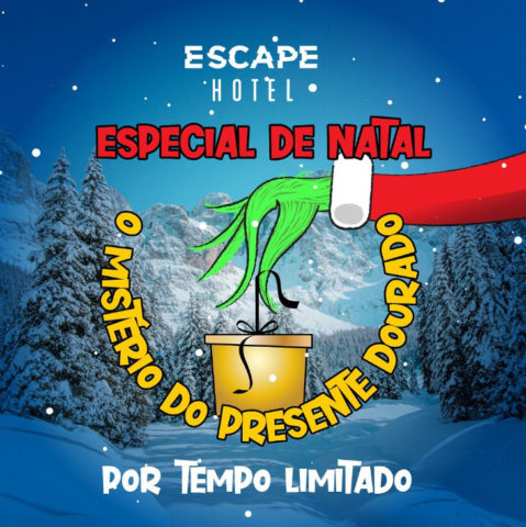 Mistério no Natal: Escape Hotel inova e lança a primeira sala